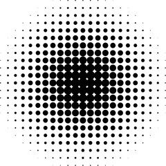 halftone effect abstract dotted circles