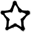 © Tartila - Graffiti spray frame in star shape