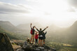 © Bruce and Rebecca Meissner/Stocksy - Family on the Mountain Top