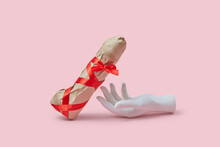 Plastic Hand With Vibrator Gift
