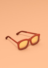 3d Illustration Of Sunglasses
