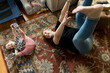 © Lauren Justice/Stocksy - Day in the life of a family of three with one on the way