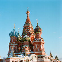 Saint Basil's Cathedral And Red Square