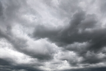 Wall Mural - Grey storm clouds in sky