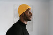 © Ezequiel Giménez/Stocksy - Relaxed black man with closed eyes