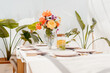 © Eloisa Ramos/Stocksy - Beautiful lunch table at terrace in spring