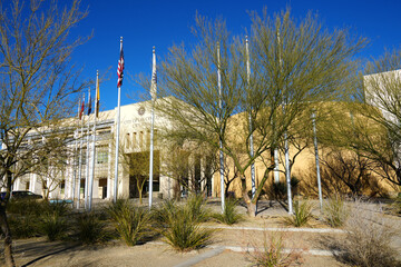 Canvas Print - City Hall of Las Cruces New Mexico United States