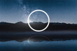 © Marcos Osorio/Stocksy - Luminous circle in the lake