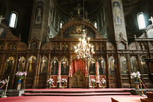 Altar In The Orthodox Church Of St. Nicholas In Vidin, Bulgaria