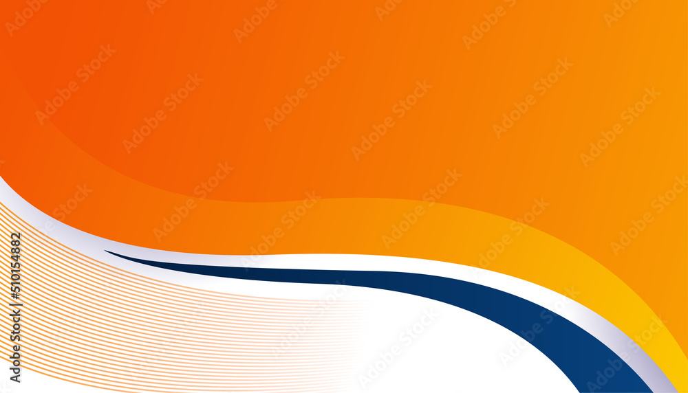 Colorful blue and orange presentation templates elements. Vector ...