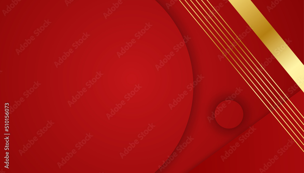 Colorful red presentation templates elements. Vector infographics. Use ...