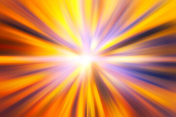 Wall Mural - fast zoom blur explosion glowing particles and lines. beautiful abstract hot fire rays illustration 