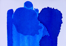 Abstract Ink Blue Background 