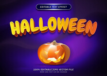 Halloween Text Editable Efect