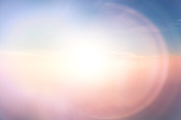 Wall Mural - sunrise sky watercolor gradient colors, beautiful abstract nature wallpaper