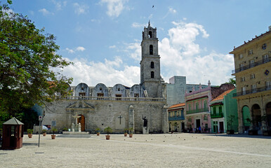 Wall Mural - San Francisco de Asis Basilica in Havana