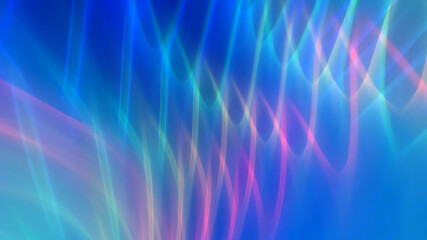 Wall Mural - Abstract gradient multicolored blue rainbow background