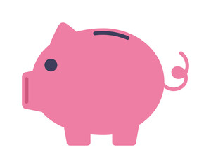 Poster - piggy bank cartoon