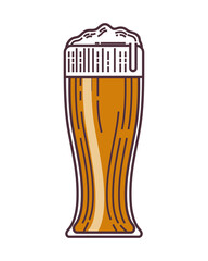 Poster - beer glass icon