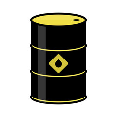 crude oil barrel icon vector illustration