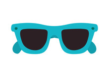 Blue Sunglasses Illustration