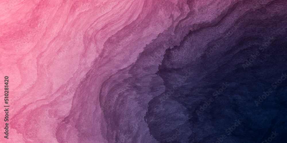 Abstract paint background gradient pink to dark purple with liquid ...
