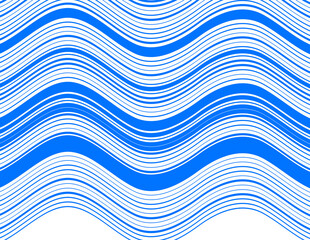 Abstract wave vector background. Stylized flowing water of waterfall or sea wave. Graphic line art. EPS10 vector for theme poster, business card, banner, spa invitation, package design.