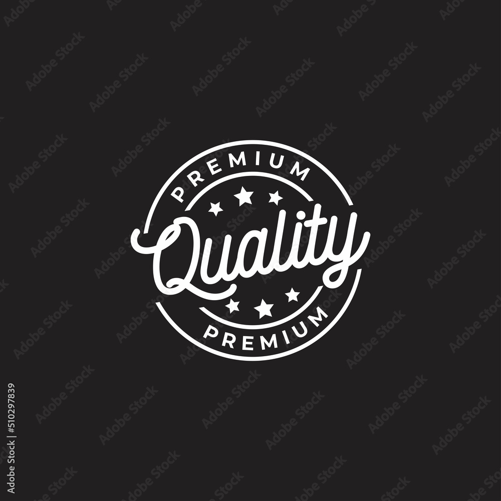 premium quality stamp for luxury elegant business icon for product logo  design Stock Vector | Adobe Stock, image size:1000x1000