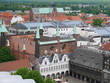Marktplatz und Rathaus, Luftbild, Innenstadt, Hansestadt Lübeck, Lübeck, Schleswig-Holstein.