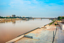 Sabarmati Riverfront Aerial View, Ahmedabad