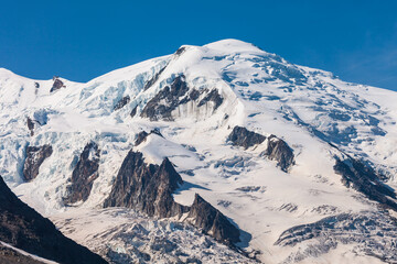 Wall Mural - Mont Blanc highest mountain, Europe