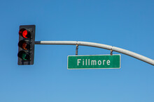 Street Name Signage Fillmore In San Francisco,