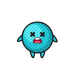 Poster - the dead spiky ball mascot character