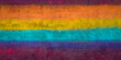 canvas print picture - eine mit vielen bunten Farben bemalte Mauer wie ein Regenbogen als Hintergrund