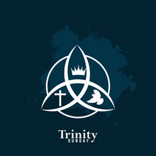 Vector Illustration Of Trinity Sunday