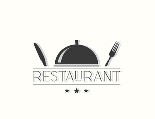 Wall Mural - Restaurant logo design