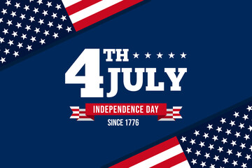 4th of July Independence Day banner background