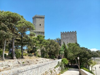 Wall Mural - Giardino del Balio, Erice, Trapani, Sicilia, Italia