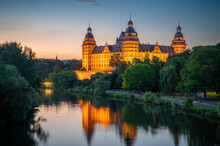 Panoramiv View Of Aschaffenburg At Dusk - Germany
