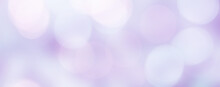 Wide Angle Soft Blurred Light Purple Bokeh Background