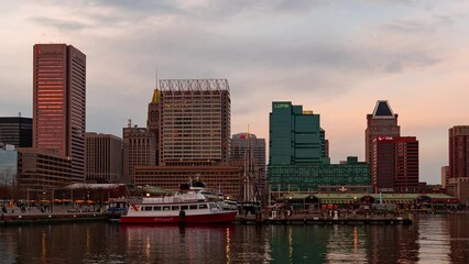 Fototapete - Baltimore cityscape
