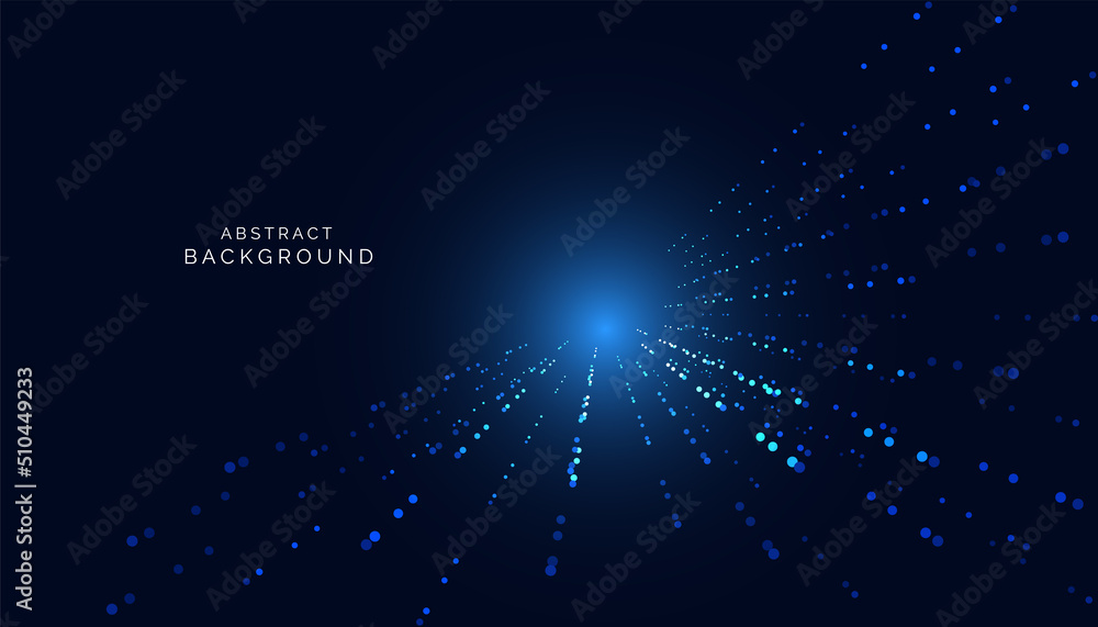 abstract technology futuristic concept circle dot blue digital on hi ...