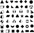 
vector illustration shape icons sets
