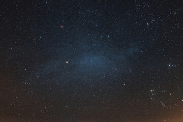 Wall Mural - beautiful starry sky with stars, planets, and constellations. amazing deep space