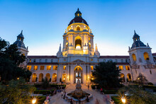 Twilight View Of The Beautiful Pasadena City Hall