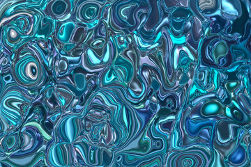 Wall Mural - Abstract multicolored textured liquid background