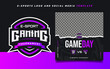 © Akito Studio - Game Day E-sports Gaming Banner Template for social media with Gaming Tournament Logo
