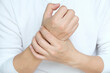 © Media  - Hands of computer users have pain and injury to the fingers. From Syndrome Syndrome .Health and Physical Concepts
