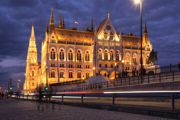 Wall Mural - The Hungarian Parliament Building in Budapest