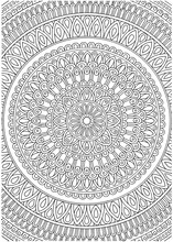 Coloring Page With Mandala